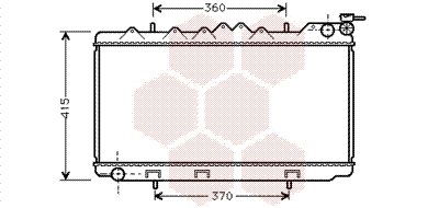 VAN WEZEL Radiators, Motora dzesēšanas sistēma 13002096